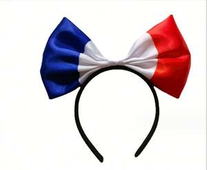 Serre-tête personnalisé avec drapeau national - Accessoire capillaire patriotique pour événements sportifs, Journée nationale et fêtes de supporters - Product Image 2