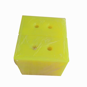 103 Polyurethane Pads Yellow Urethane <b>Rubber</b> Buffer <b>Blocks</b> For Shock Absorption Customizable Size - Product Image 3