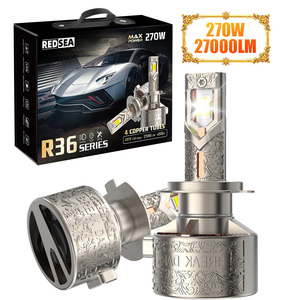REDSEA 2025 R36 Super brillante coche Led luz H7 <span class=keywords><strong>H11</strong></span> H1 9005 9006 H13 9007 H4 LED de alta potencia 320W 32000LM Auto Led faro bombilla - Product Image 1