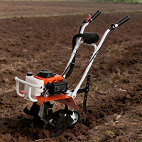 Motoculteur à essence manuel 63cc pour ferme, verger et jardin, mini-motoculteur, petit équipement agricole