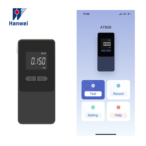 Hanwei Fuel Cell Sensor Alcoholímetro Digital Alcohol <span class=keywords><strong>Tester</strong></span> para teléfono Bluetooth con APP - Product Image 5
