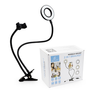 ที่ยึดโทรศัพท์แบบวงแหวนพร้อมไฟ LED สำหรับถ่ายภาพ วิดีโอ และเซลฟี่ - Product Image 4