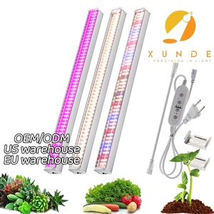 T12 LED 25W Grow Light Strip Full Spectrum 4000K Tubo de luz vegetal hidropónico con cable de interruptor para crecimiento y cultivo de plantas - Product Image 2
