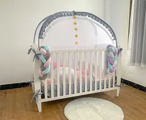 Kids Baby Round Dome Tent Yarn Play Net Princess Kids Bed baldacchino per la decorazione del letto delle ragazze