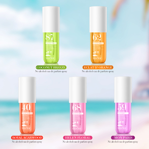 <span class=keywords><strong>Perfume</strong></span> en Aerosol de Marca Privada, 5 Aromas, 90 ml, Sin Alcohol, Eau de Parfum, Aroma Duradero, Elimina Olores, Bruma Corporal, Logotipo Personalizado OEM - Product Image 1