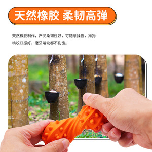 Yite Dog Rubber Whistle <b>Dumbbell</b> Teething Toy Medium Interactive Chew Pet Toy - Product Image 3