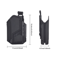 Étui tactique LAMUBL G17 19 avec lampe torche Surefire X300, porte-lampe léger QLS