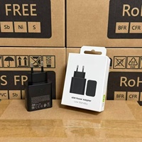 Nuevo Adaptador de 60 Vatios T6010 PD, Cargador de Pared Negro con Enchufe US/EU, Adaptador de Corriente USB C para Samsung Galaxy S26 Ultra S25