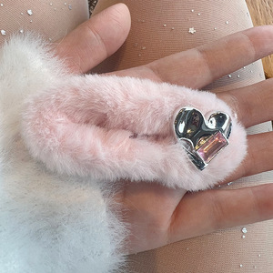 Lazos grandes de alta calidad, accesorios para el <span class=keywords><strong>cabello</strong></span> dulces, letras rosas, mujeres, niñas, corazón, estrella, pinzas para el <span class=keywords><strong>cabello</strong></span> de felpa - Product Image 4