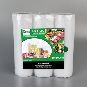 Transparent Vacuum Seal Freezer Plastic Bags Roll Food Vacuum Storage Roll Food Saver Vacuum Sealer Bags Rolls