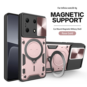 Nuevo para Infinix Note <span class=keywords><strong>30</strong></span> VIP NOTE 30I Note <span class=keywords><strong>30</strong></span> cubierta lente Cámara protectora ventana corredera anillo de Metal soporte magnético funda de teléfono - Product Image 2
