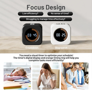 Temporizador Giratorio Pomodoro de 5/10/25/50 Minutos, Cronómetro de Cuenta Regresiva, Herramienta de Productividad para Escritorio, Temporizador de <span class=keywords><strong>Cubo</strong></span> para TDAH - Product Image 3