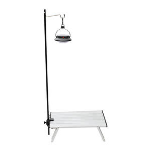 Support de lanterne pliable en alliage d'aluminium ultraléger pour l'extérieur, 3 sections, mât de lumière portable pour table de pique-nique - Product Image 1