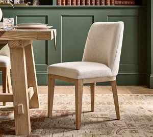 Silla <span class=keywords><strong>de</strong></span> Comedor Nórdica Ergonómica y Duradera, Tapizada, sin Brazos, con Respaldo Curvo <span class=keywords><strong>de</strong></span> Madera Moderna, Multicolor, para Hogar, <span class=keywords><strong>Cocina</strong></span>, Sala <span class=keywords><strong>de</strong></span> Estar, Hotel - Product Image 2