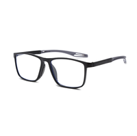 Lunettes de Presbytie Carrées Anti-Lumière Bleue, Montures Correctrices Souples en Gros pour Femmes