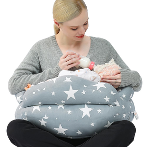 Adjustable Waist Strap Nursing <strong>Pillow</strong> Ergonomic <strong>Baby</strong> <strong>Feeding</strong> <strong>Pillows</strong> with Removable Washable Cotton Slipcover - Product Image 1