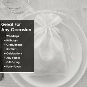 Wholesale Candy Jewelry <b>Dice</b> Collection Wedding Gift Baby Shower Decoration White Satin Drawstring <b>Bags</b> - Product Image 2