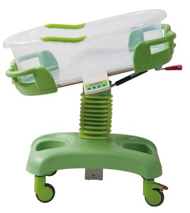 Nhà máy chất lượng cao ABS nhựa y tế cũi trẻ em tự động Swing cot xe đẩy với trọng lượng và nhiệt độ phòng giám sát - Product Image 2