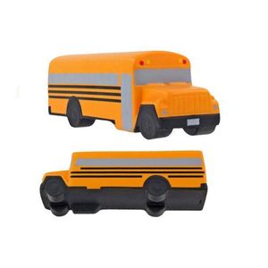 Balle anti-stress en mousse PU personnalisée avec logo, en forme de bus scolaire, jouet promotionnel pour le jeu et les cadeaux - Product Image 2