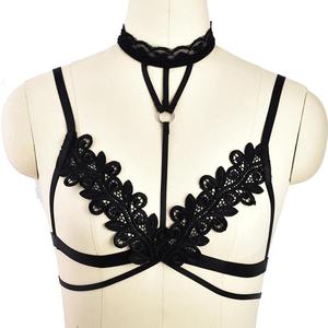 <span class=keywords><strong>Nighty</strong></span> sexy per le immagini di luna di miele lingerie di pizzo sexy hot trasparente gabbia reggiseno O0627 - Product Image 3