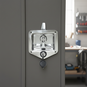 Truck Tool <b>Box</b> <b>Locks</b> with Waterproof Feature Mirror Polished Curved Folding Handle Key Unlock - Product Image 4