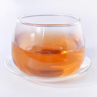 Vente en gros de tasses à café en verre décoratives, élégantes et luxueuses, gobelets en verre avec poignée pour mariage