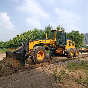 Лидер продаж, моторный грейдер Shantui SG17 с мощностью 132 кВт, 15 тонн, 180 л.с., заводская цена, двигатель Cummins, риппер и лезвие - Product Image 2