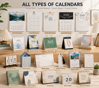 Calendrier de bureau sur pied en papier personnalisé OEM ODM avec logo, style chevalet, planificateur mensuel 2027 pour usage promotionnel au bureau