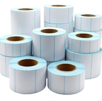 Rouleau d'Étiquettes Thermiques Imperméables Adhésives 4x6 pour Expédition et Codes-Barres, pour Imprimantes Thermiques 2, 3 et 4 Pouces