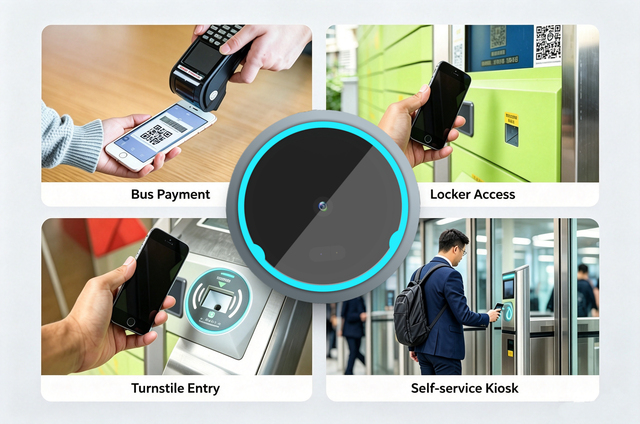 AD335 Mini IP54 Waterproof Embedded 1D 2D QR Code Scanner Module USB Fixed Barcode Reader SDK Bus Payment Turnstile Kiosk