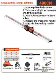 Spintore da 3800mm, coltello manuale per il taglio delle piastrelle del pavimento, macchina per il taglio delle mattonelle manuale - Product Image 6