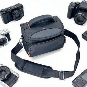 <span class=keywords><strong>Sac</strong></span> <span class=keywords><strong>photo</strong></span> antichoc avec revêtement en cuir imperméable, fermeture éclair, design portable, <span class=keywords><strong>sac</strong></span> <span class=keywords><strong>à</strong></span> bandoulière, support de fixation pour <span class=keywords><strong>appareil</strong></span> <span class=keywords><strong>photo</strong></span> - Product Image 1