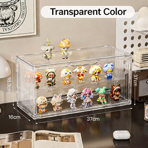Caja de Almacenamiento Transparente a Prueba de Polvo, Moderna y Ecológica, para Figuras de Juguete y Cajas Sorpresa, Venta al Por Mayor - Product Image 4