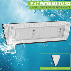 Camping Lamp 9 Inch LED IP67 Water Resistant <b>Wall</b> Mount Outdoor RV Trailer <b>Light</b> - Product Image 1