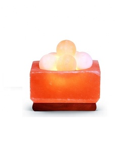 Bol à feu Feng Shui sculpté à la main avec prix de lampe écologique en morceaux de sel de l'Himalaya de Sian Enterprises - Product Image 1