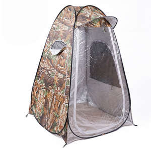 Camo Portatile Doccia Servizi Igienici Camping Pop Up Tenda mobile esterno di inverno di pesca tenda con tetto - Product Image 6