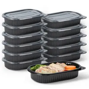 Fornitore di plastica per andare contenitore porta fuori scatola ermetica contenitori per alimenti per la preparazione dei pasti