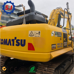 Excavadora Komatsu PC130 Usada Original de 13 Toneladas con Motor de 69kW de Alta Calidad y Pulgar Hidráulico para Manipulación de Materiales en Stock a Bajo Precio - Product Image 5