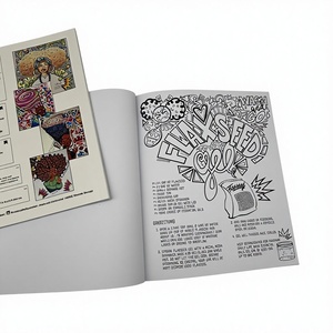 Libri da Colorare per Adulti con Design Unico, Carta Offset Personalizzata, Linee Perforate, Copertina Morbida, Stampa di Alta Qualità - Product Image 5
