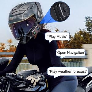 Y20-2X Intercom Motorcycle Helmet <strong>Headset</strong> with RGB Light Wireless Waterproof for Rider - Product Image 2