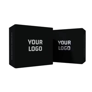 Wholesale Custom Logo Printing Corrugated Cardboard Shipping <strong>Boxes</strong> Hat Cloth <strong>Shoes</strong> Packaging Black Shipping Mailer <strong>Boxes</strong> for Hat - Product Image 2
