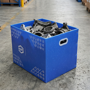 Caja de Plástico Corrugado de Polipropileno PP Resistente y Portátil, Reciclable, Impermeable, para Mudanzas - Product Image 6