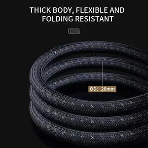 Câble de haut-parleur haut de gamme ODM/OEM 2 conducteurs mâle-mâle, 8,8 mm², en cuivre pur plaqué or pour home cinéma - Product Image 3