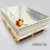 Plaque acrylique transparente épaisse 50x50x1mm en PMMA pour signalétique et mobilier, service de découpe disponible