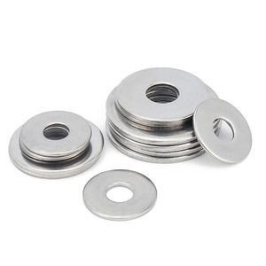 แหวนรองสแตนเลส 304 แบบแบน M6 M10 หนาขึ้น มาตรฐาน GB96 สำหรับอุตสาหกรรมก่อสร้าง - Product Image 2