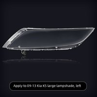 Couvre-phare pour Kia Optima K5 2014 2015, lentille de phare avant, coque en plastique transparente, remplacement pour phares LED HID
