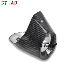 Cache d'échappement en fibre de carbone véritable pour BMW R1300GS <span class=keywords><strong>ADV</strong></span> 2023 2024 2025 R 1300 GS R1300 GS Adventure – Protection de la calotte d'échappement arrière - Product Image 5