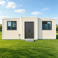 Maison conteneur préfabriquée moderne, portable, extensible et respirante, tout-en-un, pour bureau modulaire, bureau à domicile et entrepôt