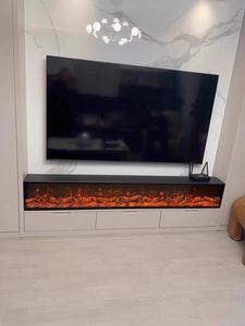 Support TV à <span class=keywords><strong>flamme</strong></span> LED, cheminée décorative, garantie 5 ans, chauffage automatique silencieux, cheminée électrique CE, usage domestique, insert 3 ans - Product Image 5