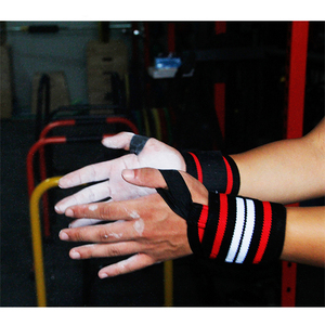 Enveloppes de <span class=keywords><strong>poignet</strong></span> de gymnastique de Fitness, haltérophilie de qualité supérieure, sangles de fixation solides, boucles de <span class=keywords><strong>pouce</strong></span> - Product Image 2